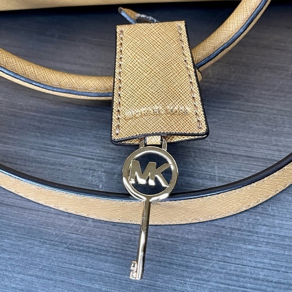 Michael Kors Hamilton Saffiano Leather Satchel - Picture 7 of 15